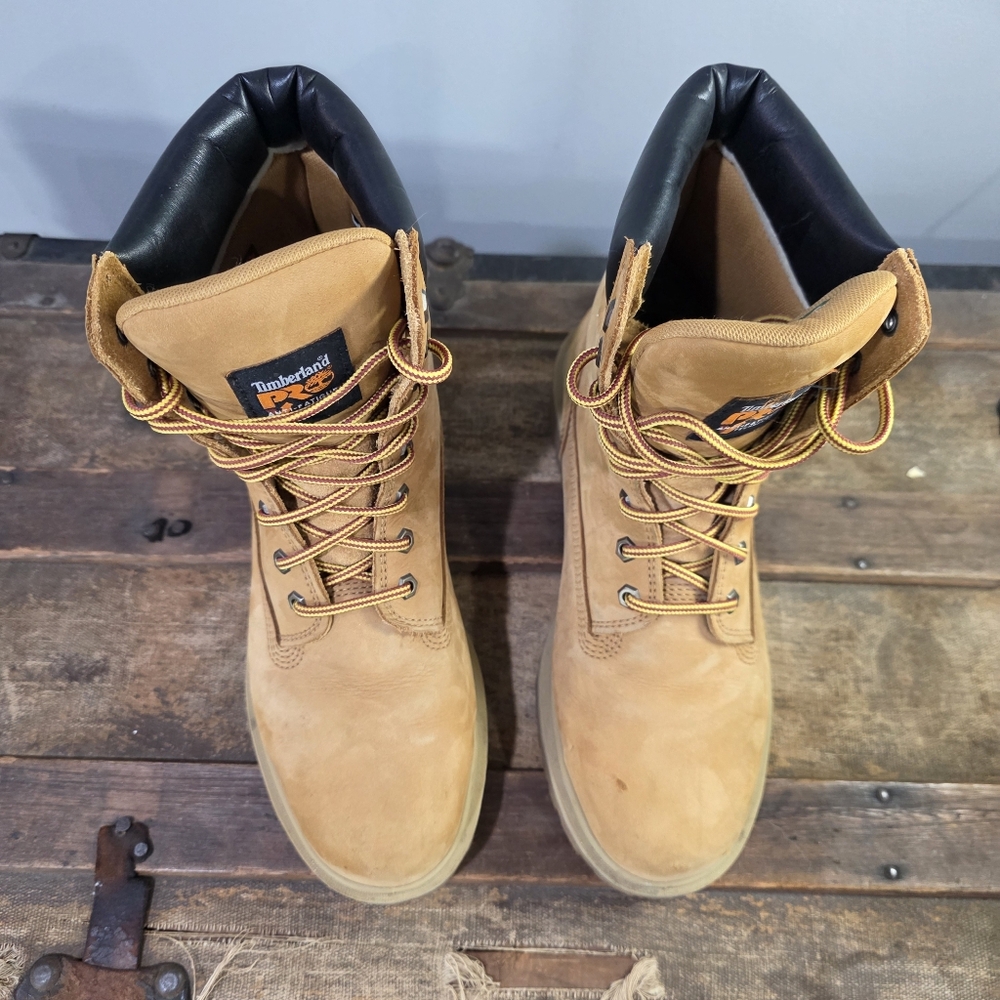 Timberland PRO Direct Attach Nubuck Steel Toe Waterproof Work Boots ASTM EH. 9W - Picture 5 of 14